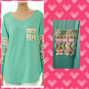 Mint tunic