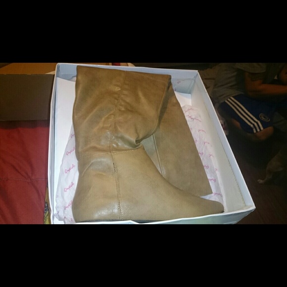 .:SOLD:. Qupid Pointed Toe Over-the-Knee Boots