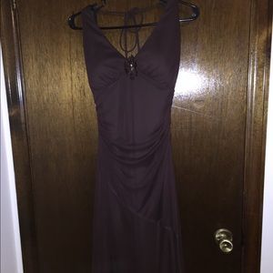 Brown Halter Dress
