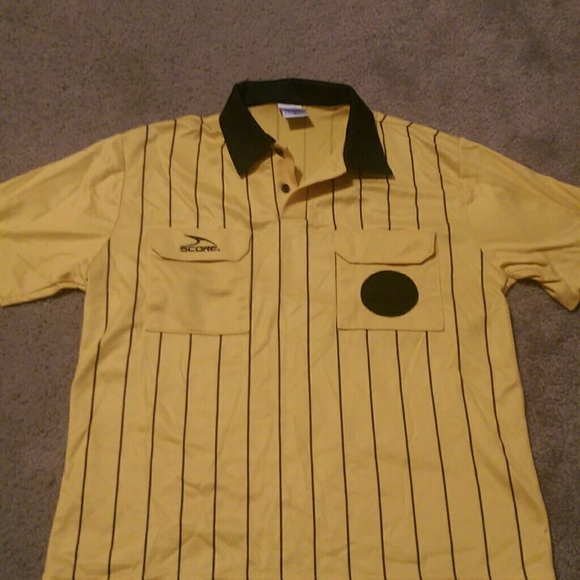 Yellow shirt with black stripes