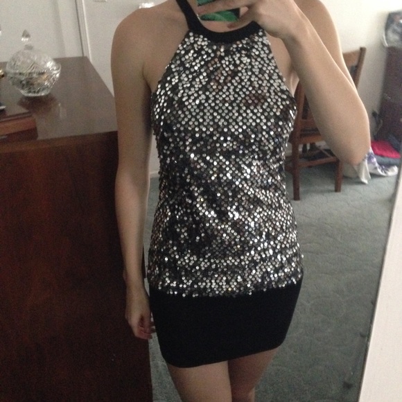 New Year's Eve Sequin mini dress