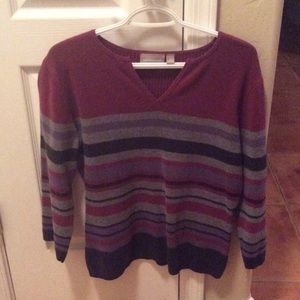 Cozy striped sweater