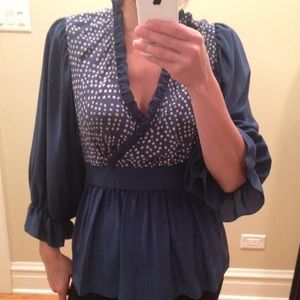 BCBG silk top