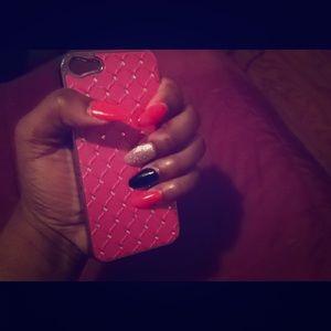 Pink iPhone 5s phone case