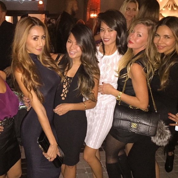 • SOLD • Black Mock Neck Sleek Midi - Picture 2 of 4