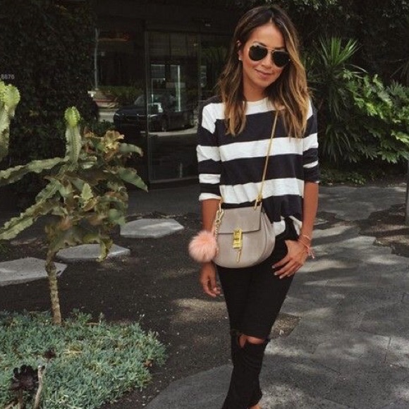 Cute Striped cropped sweater!