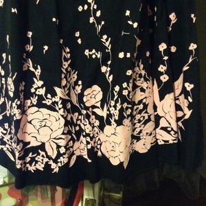 Black strapless dress. Great for a special event,
