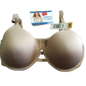 HANES 40C NEW Ultimate T-Shirt Underwire Bra G-341