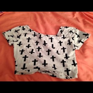 Nollie Crosses White Crop Top!
