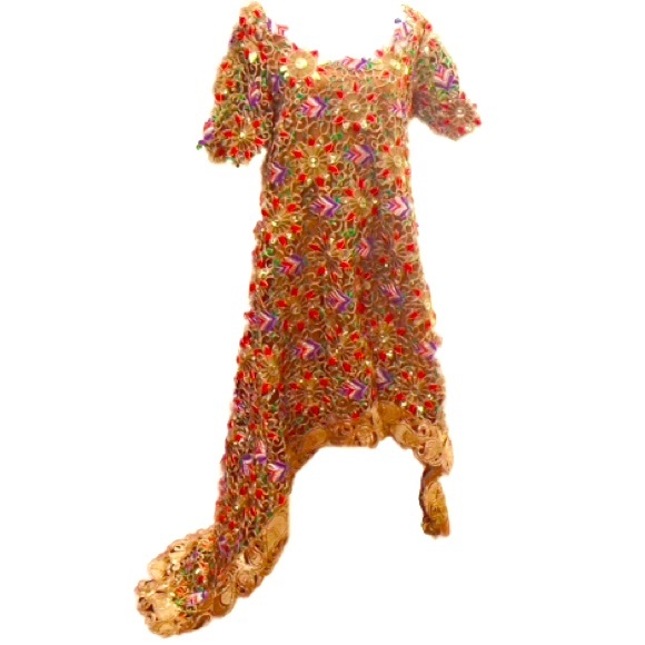 Sold💥Textured Bronze "Sáhiba" High Low  Dress