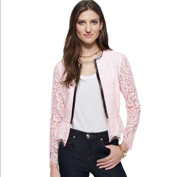 Juicy Couture Jackets & Blazers - ✨SOLD✨new | Juicy couture white neon lace jacket S