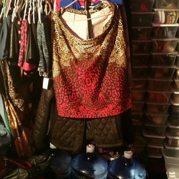 Leopard skirt