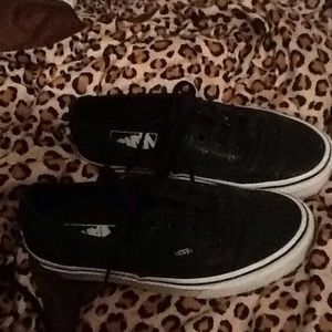 sparkly black vans!!