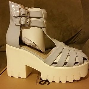 ASOS platform chunky ankle boots