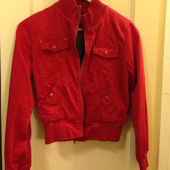 Red jacket