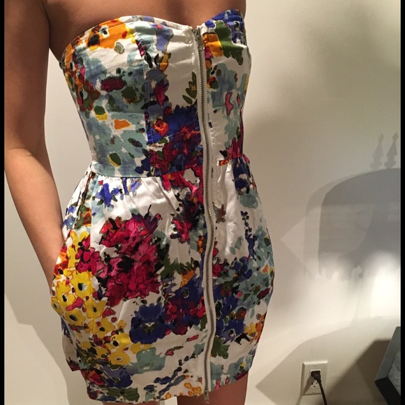 Watercolor flower tunic