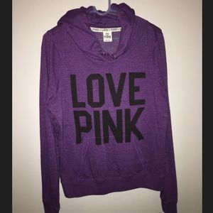 PINK Victoria's Secret purple hoodie