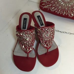 White House/Black Market wedge sandals.