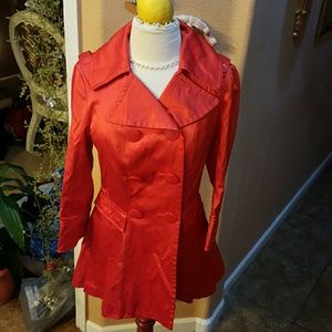 Bebe coat red size small medium