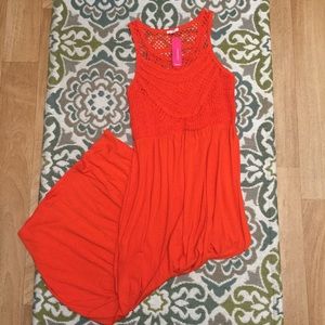 corral- orange Maxi Dress.