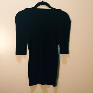 A&F Black high neck shirt