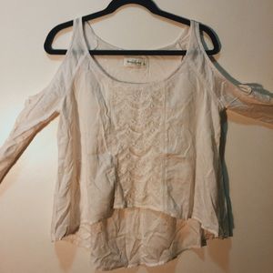 A&F Fine Lace Detailed Top