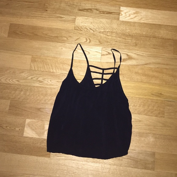 Brandy Melville Ribbed Back Crop Tank