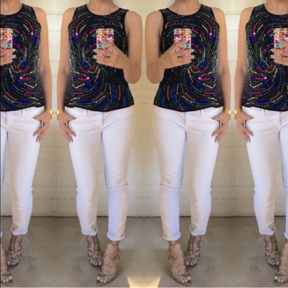 🔴Sold in bundle | Vintage beaded tank - Picture 2 of 4