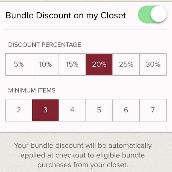 Bundle & save in my closet!