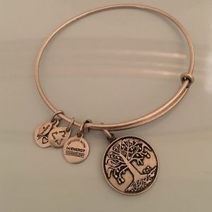 Alex and Ani silver tree of life bangle / bracelet