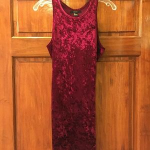 Red velvet Forever 21 racerback dress
