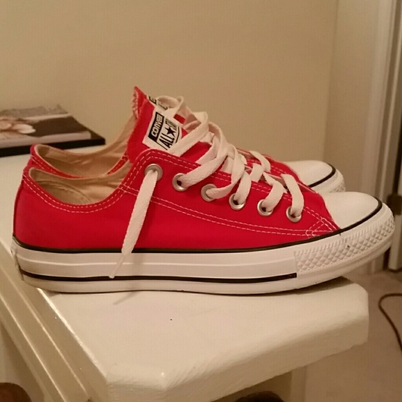 Red Converse! Excellent Condition. PRICE IS FIRM!!