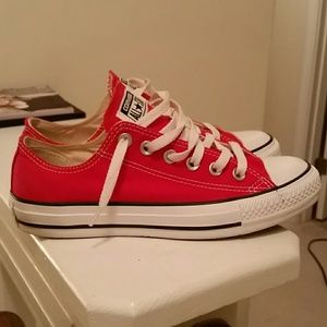 Red Converse! Excellent Condition. PRICE IS FIRM!!