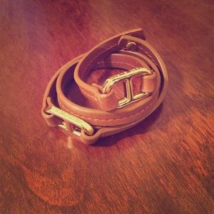Tory Burch wrap bracelet-tan