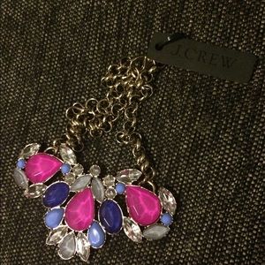 J. Crew Gem Bib Necklace