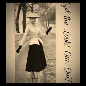 Vintage Parisian Wool Felted Skirt 🇫🇷🇫🇷