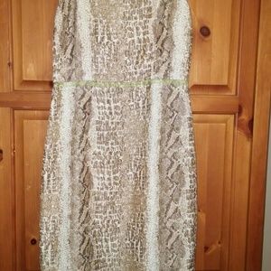 Tahari dress snake print ??