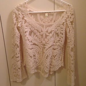 Anthropologie lace shirt