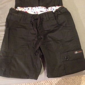 Koi black scrub pants