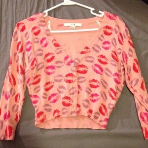 Forever 21 pink cardigan