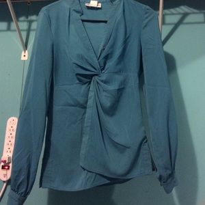 Teal blouse