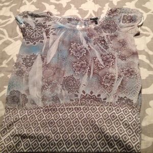 Fun Sheer Short Sleeve Shirt