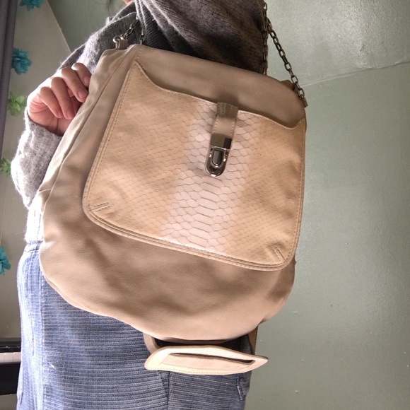 Hobo suede and leather
