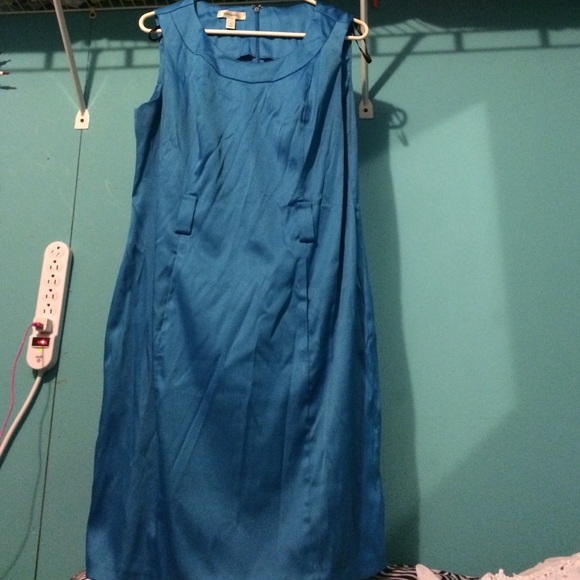 Blue dress