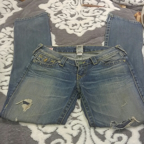 True Religion distressed Billy Jeans