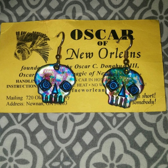 FRIDAY THE 13 SALE!! Skull Shaped Earrings