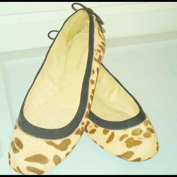 Cheetah print flats