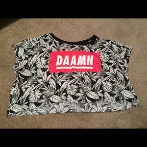daamn crop top