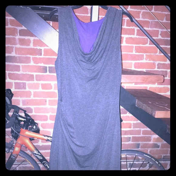 Athleta Dresses & Skirts - !2016sale! Draped reversible jersey dress