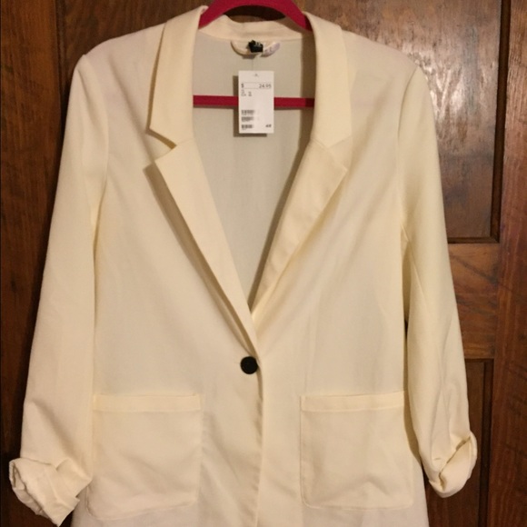 H&M Off White blazer